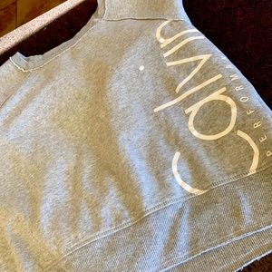 Calvin Klein cropped long sleeve.
